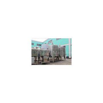 Spherical Mixing Stainless Steel Tanks , Sanitary Manhole Tank Containers Beverage Equipment