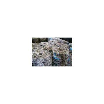 Weave Galvanized Stainless Steel Barbed Wire For Grass Boundary / Railway