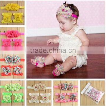 baby sandal with headband sets