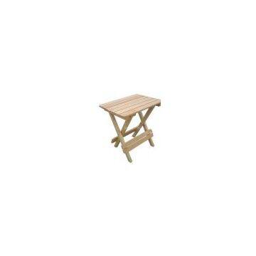 Wood folding stool SHC-199-R