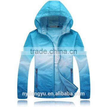 Outdoor Unisex Waterproof Cycling Yellow Light Windbreaker Jacket/ Ktf Fast Dry Sun Block Purple Blue Jacket/ Soft Shell photo-4