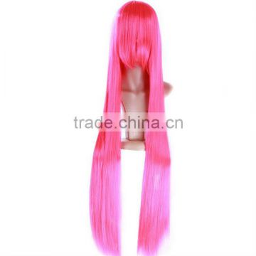 Top Quality Brazilian Lace Wig for Women,Cosplay Long Party Wig, Pink Wigs Halloween Synthetic Wigs DB01505 Best Seller Wigs