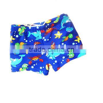 New Design Children Baby Swimwear Cartoon Boys Swimming Pants + Hat Swimsuit