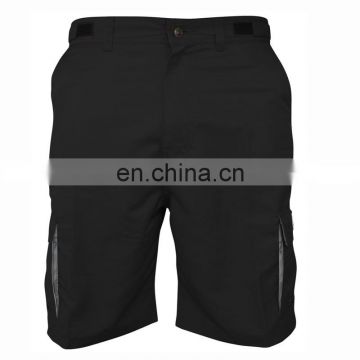 Black half pants men shorts 100% polyester cotton cargo pants shorts