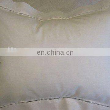 wedding hemstitched and embroidery pillowcase in white color