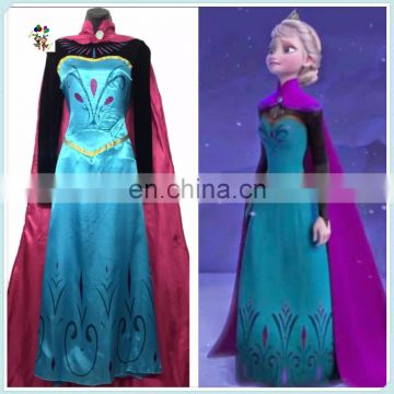 Movie Elsa Fancy Dress Adult Cosplay Party Costumes HPC-3096