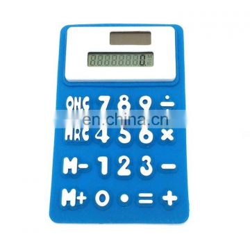 Flexible Silicone 8-Digit Display Calculator w/Memory Function and Auto Off