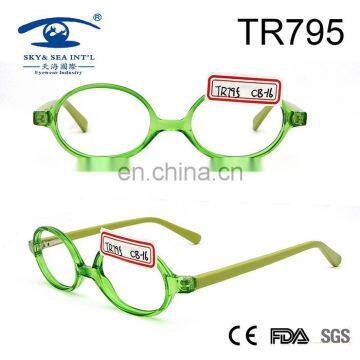 Hot new product crystle green tr90 Kids Eyeglasses Frame for girls