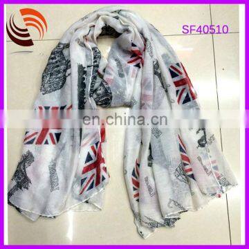 Wholesale chic england Patriot's Union Jack scarves