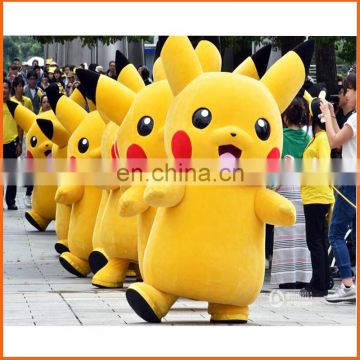 Lovely CE pikachu mascot costumes, used pokemon mascot costumes for sale