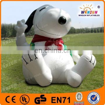 outdoor decoration cheap advertising inflatable snoopy for sale