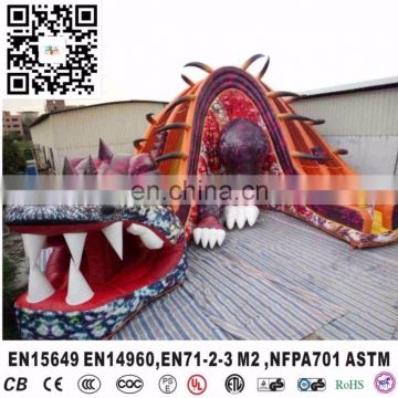 china cheap inflatable dinosaur dino slide for party rental digital printing lead free