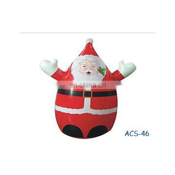 Inflatable Santa for advertising in Christmas