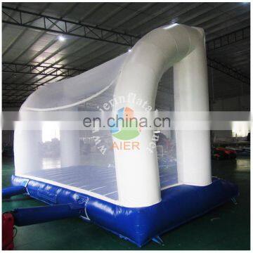 Outdoor White Inflatable Soccer Game for Rental photo-2