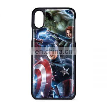 New arrival PC shell with imported PU glue case phone back cover for iPhone X with low price