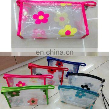 manufacturer 2015 promotional travel pvc cosmetic bag/ cheap makeup bag