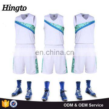 Custom design sublimation basketball jersey