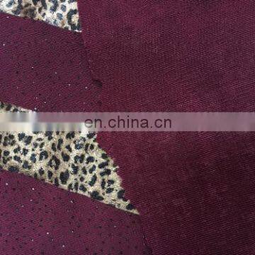 Most Popular rib Knitted Fabric With Metallic