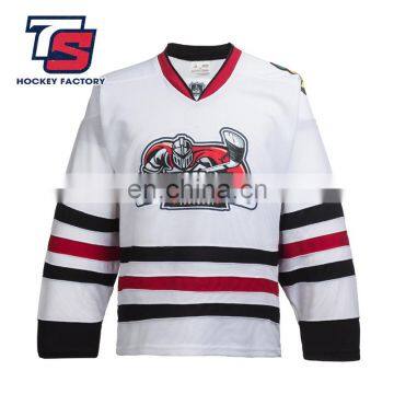 custom your logo goalie cut hockey jerseys