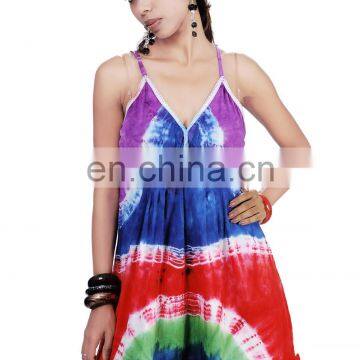 Cotton Hand Tie Dye Dress