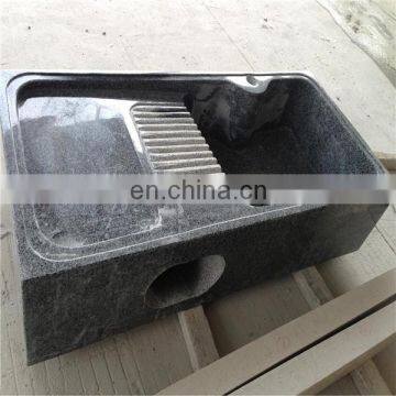 Black laundry tray stone