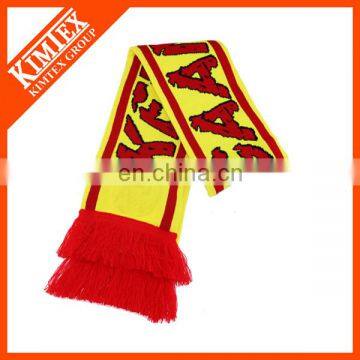 Winter custom acrylic jacquard fashionable scarf