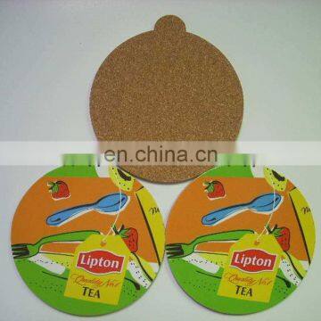 Chinese product promotion gift paper coaster,cork mat