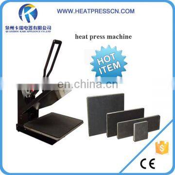 Top clam heat press machine with different table