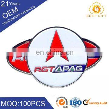 Free OEM design golf accessories magnetic golf ball marker hat clip for bussiness gifts