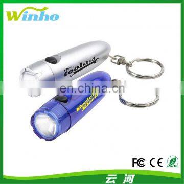 Winho Customized Style Plastic Cylinder Led KeyChain photo-4