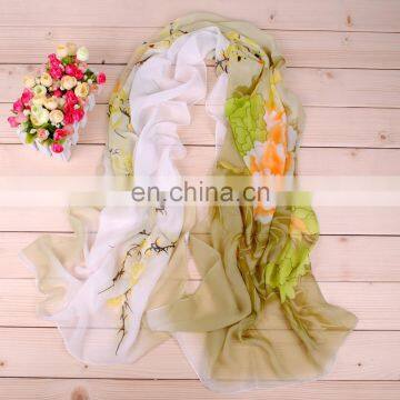 2015 New Design Summer Lady Chiffon Scarf Fashion Silk Scarf photo-3