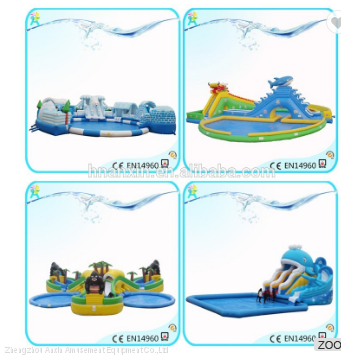 Above Ground Outdoor Giant PVC Pool Type Metal Frame Swimming Pool For Commercial photo-4