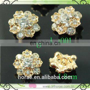 2cm small crystal flower button,cheap strass button