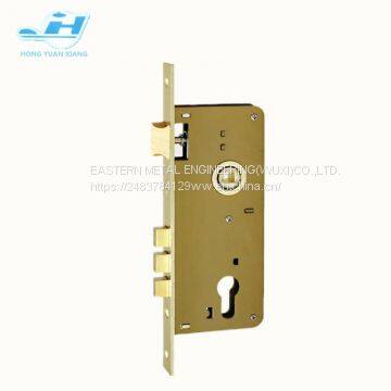 740/745 Series Wooden Door Lock Body Mortise Lock Body Three Deadbolts Cylinder Hole Good Quality Hot Sales in Middle East photo-2