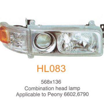 Mudan 6602,6790 bus head lamp,bus front light(HL083)