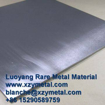 Pure Polished Tungsten Plate Tungsten Sheet for Sapphire Crystal Growth photo-2