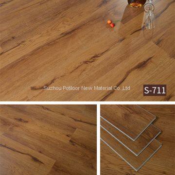 PVC flooring sheet tiles slotted click lock 5.0mm thickness 0.3mm wear layer