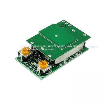 Smart Radar Sensor DC12V 5.8ghz Microwave Radar Motion Sensor Switch MOS Output Energy Saving for Commercial Area