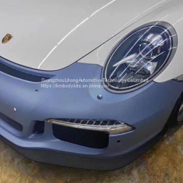 Km for 2012-2016 Carrera 911 991.1 Upgrade GT3 Front Bumper Body Kits Facelift photo-3