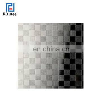 304 Embossed Plate Decorative Stainless Steel Sheets photo-2