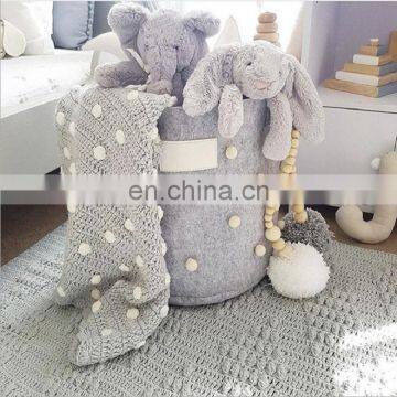 Wholesale Felt Storage Bin Storage Box Felt Laundry Storage Basket photo-6