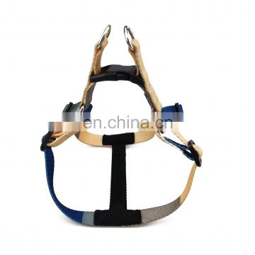 Wholesale step in customized pattern with logo pet harness simple design adjustable anti-choking dog harness