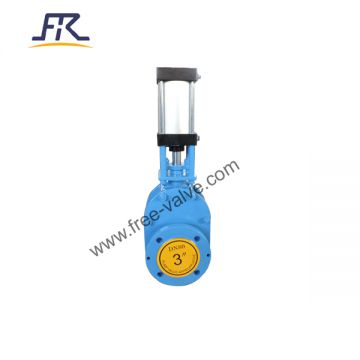 Class 150 Type Pneumatic Ceramic Double Disc Gate Valve