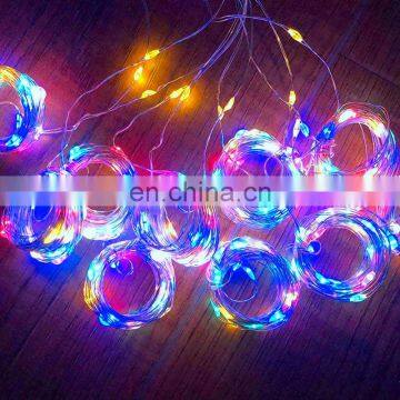 3Mx3M 300 LED Copper Curtain String Light Airy Icicle LED Christmas Garland Wedding Party Patio Window Outdoor Light Decoration photo-2