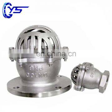 Flanged Thread Pedal Flush Stainless Steel Foot Valve For Water Treatment