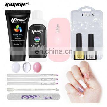 Artificial Nails Gel For Nail Extension UV Poly Gel Kit