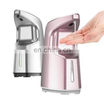 AA battery operated desktop wall mounted touchless automatic antibacterial liquid soap gel sanitizer dispenser sensor