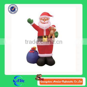 Christmas inflatable gifts, inflatable santa claus for sale