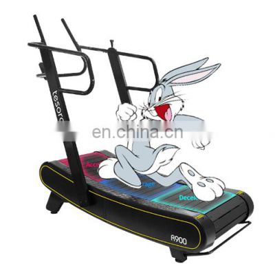 Curved treadmill & air runner gym equipment treadmill  for commercial use with best quality and low price running machine