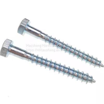 DIN 571 wood screw zinc plated